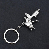 Keychain Car Paint Painter Spray Keyring Spayer Refueling Gun Model Key Chain