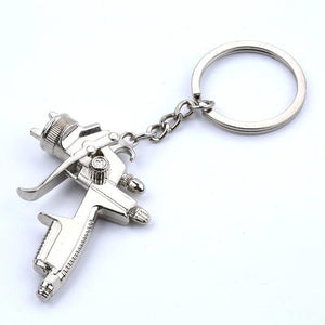 Keychain Car Paint Painter Spray Keyring Spayer Refueling Gun Model Key Chain