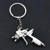 Keychain Car Paint Painter Spray Keyring Spayer Refueling Gun Model Key Chain