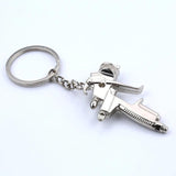 Keychain Car Paint Painter Spray Keyring Spayer Refueling Gun Model Key Chain