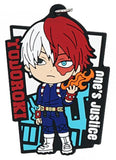 MHA Anime Rubber Keychain Overhaul Todoroki Aizawa Eraser Head