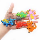 12pcs Dinosaur Keychain Party Favor Kids Dino Birthday Supplies