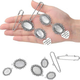 Lacy Frame Charm Oval Picture Frame Wedding Bouquet Photo Charm DIY Kit