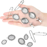 Lacy Frame Charm Oval Picture Frame Wedding Bouquet Photo Charm DIY Kit