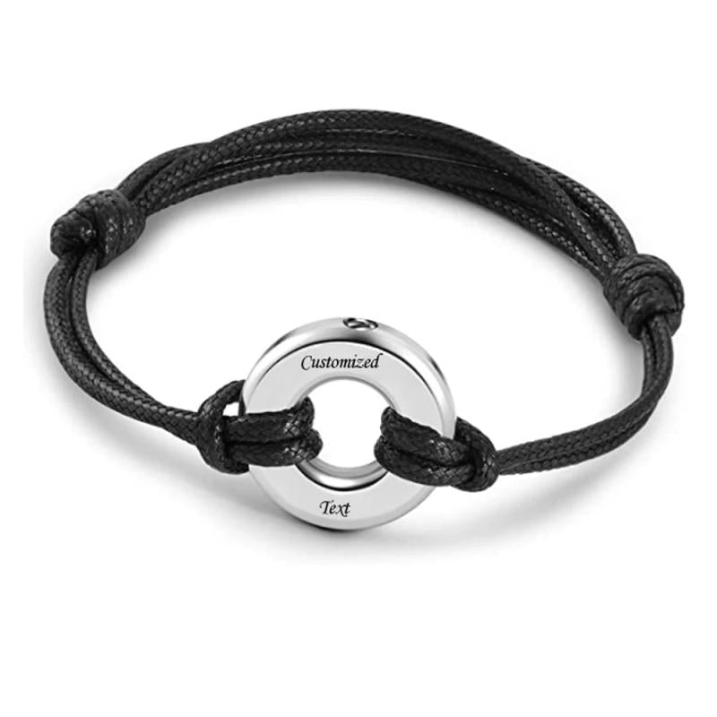 Eternity Jewelry Urn Ashes Bracelet Adjustable Length 17-25cm