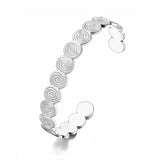 18K Plated Circle Bangle Stainless Steel Bracelet