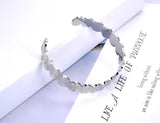 18K Plated Circle Bangle Stainless Steel Bracelet