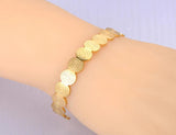 18K Plated Circle Bangle Stainless Steel Bracelet