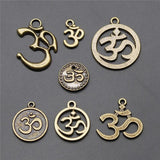 10pcs Om Symbol Bronze Yoga Charms Pendant Jewelry
