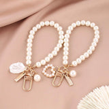 Shell Love Bracelet Keychain Pendant Car Bag Accessories
