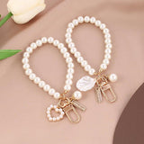 Shell Love Bracelet Keychain Pendant Car Bag Accessories