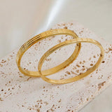 Rectangular Lattice Bracelets Bangles Stainless Steel Cuff Engraved Wristband
