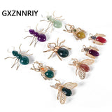 Insect Brooches Metal Pins Big Resin Brooch Ant Beetle Spider Broches