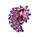 Large Crystal Brooch Wedding Dress Pin Bridal Jewelry