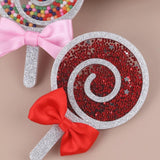 Bowknot Lollipop Acrylic Brooch Beads Stars Lapel Pin Xmas Jewelry