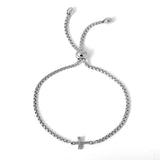 Silver Titanium Chain Link Bracelet Steel Jewellery