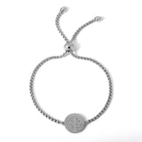 Silver Titanium Chain Link Bracelet Steel Jewellery