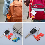 12pcs Dino Keychain Party Favor Kids Birthday Decoration Supplies Gift