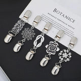 Cardigan Clip Cape Shawl Sweater Collar Duck Clip Pearl Rhinestones Brooch Pin