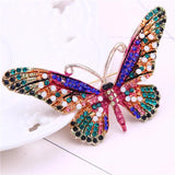 Dragonfly Brooch Enamel Rhinestone Lapel Pin Metal Insect Brooch