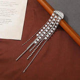 Metal Chain Tassel Jellyfish Brooch Alloy Long Brooches And Pins