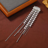 Metal Chain Tassel Jellyfish Brooch Alloy Long Brooches And Pins