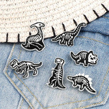 Cartoon Animals Pins Set Funny Pencils Sleepy Bug Brooches Jackets Badges