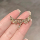 Love Angel Wings Wing Brooch Corsage Zircon Suit Accessories