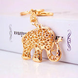 Evil Eye Elephant Key Chain Women's Bag Accessories Metal Pendant Key Ring