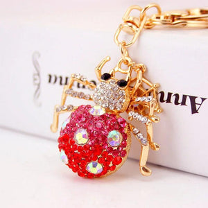 Spider Cartoon Key Chain Metal Pendant Bag Accessories
