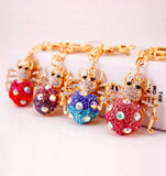 Spider Cartoon Key Chain Metal Pendant Bag Accessories