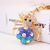 Spider Cartoon Key Chain Metal Pendant Bag Accessories