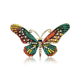 Vintage Butterfly Brooch Pin Insect Big Brooch For Scarf