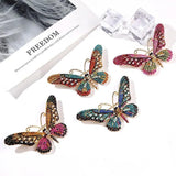 Vintage Butterfly Brooch Pin Insect Big Brooch For Scarf