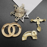 Retro Enamel Star Sky Rainbow Brooch Women Accessories