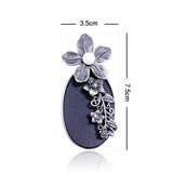 Vintage Simulated Pearl Flower Butterfly Brooch Pin