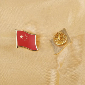 Map Flag National Emblem Brooch Badges Lapel Pins