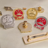 Map Flag National Emblem Brooch Badges Lapel Pins
