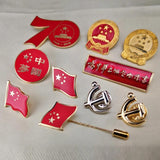 Map Flag National Emblem Brooch Badges Lapel Pins