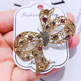 Dragonfly Rhinestone Bridal Brooch Pin for Wedding Party