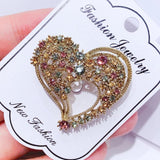 Dragonfly Rhinestone Bridal Brooch Pin for Wedding Party