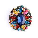 Muylinda Crystal Water-drop Brooches for Women Pendant Style Pins