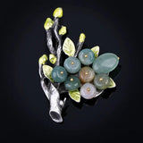 Muylinda Vintage Stoned Brooch Pins for Women