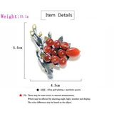 Muylinda Vintage Stoned Brooch Pins for Women