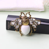 Pearl Bee Spider Insect Crystal Brooch Female Brooch Gift Male Accessories