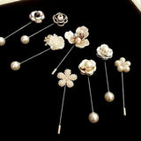Women's Camellia Flower Pin Brooch Jewelry