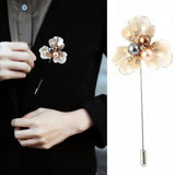 Women's Camellia Flower Pin Brooch Jewelry
