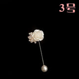 Women's Camellia Flower Pin Brooch Jewelry