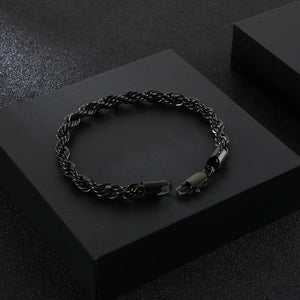 Twisted Cable Chain Bracelets Chunky Rope for Women Vintage Bracelet