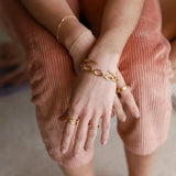 Twisted Cable Chain Bracelets Chunky Rope for Women Vintage Bracelet
